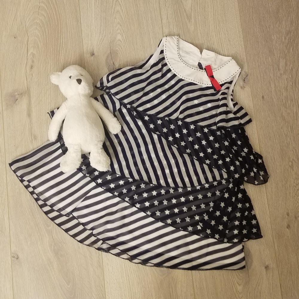 July 4th dress for toddler girl 3t